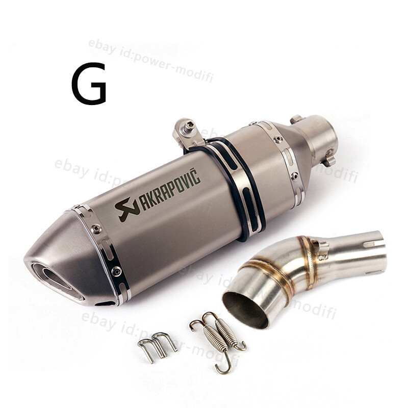 51MM For Yamaha YZF-R3 R25 MT-03 2016-2025 Steel Exhaust Muffler Mid Link Pipe