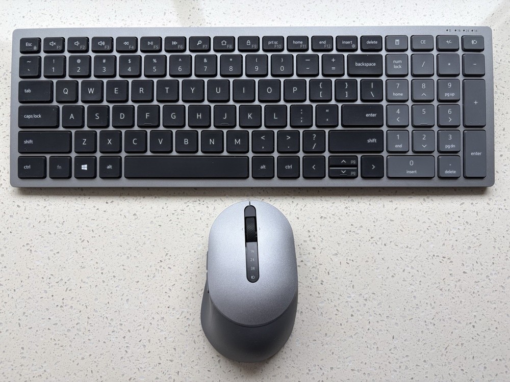 DELL MULTI DEVICE WIRELSS BLUETOOTH KEYBOARD AND MOUSE TESTED WORKING EUC