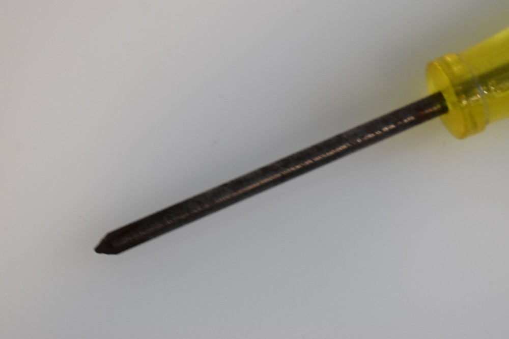 Blue Point Tools UDP131 #1 Phillips Screwdriver Yellow Hard Plastic Handle