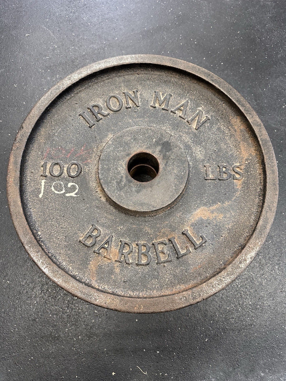 Iron Man Olympic 100lb Plates