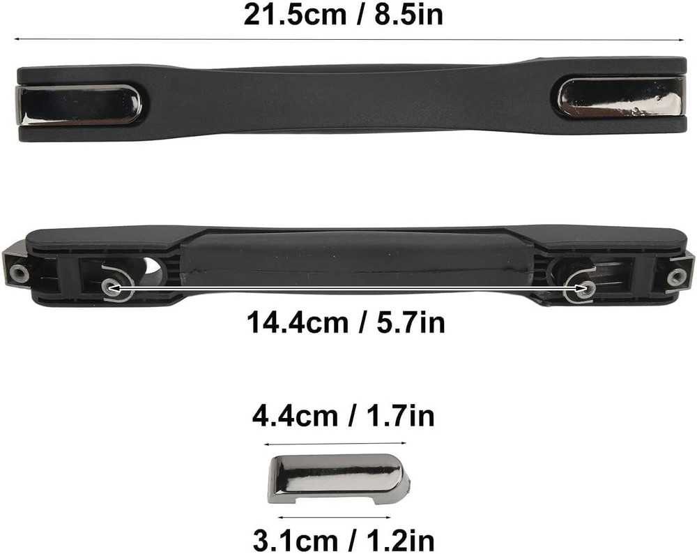 1Pcs Luggage Handle Replacement Parts, Plastic Pull Handle Grip for Luggage Suit