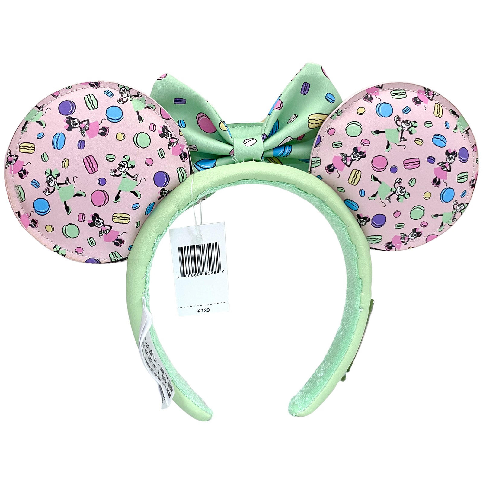 2025 Disney-Parks Sweet Macaron Dreams Bow Minnie Mouse Ears Headband US Stock