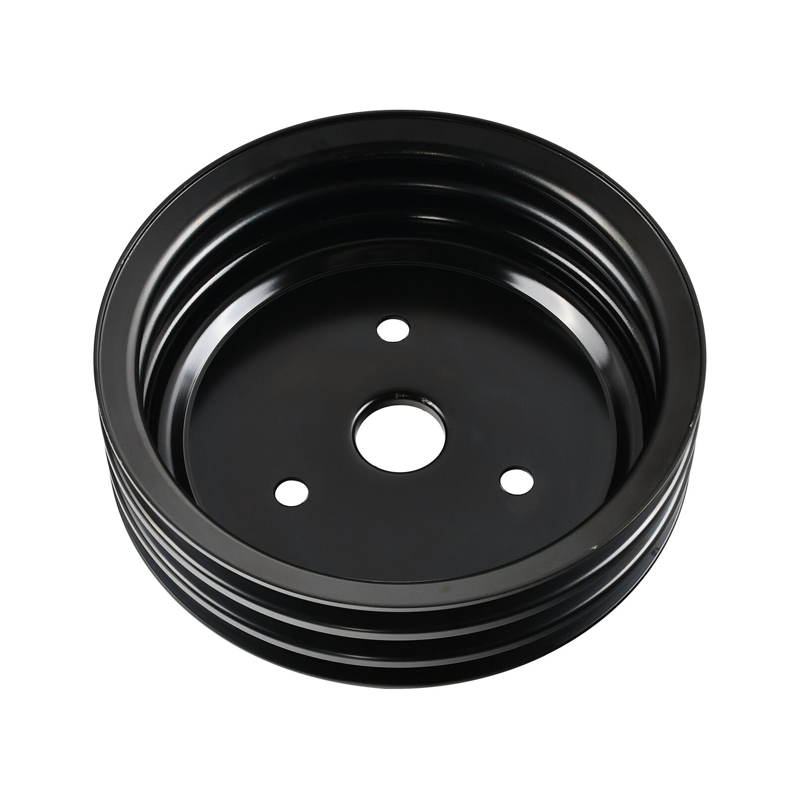 For SBC Chevy 283 350 400 SWP Short Water Pump Pulley & Crankshaft 2/3 Groove