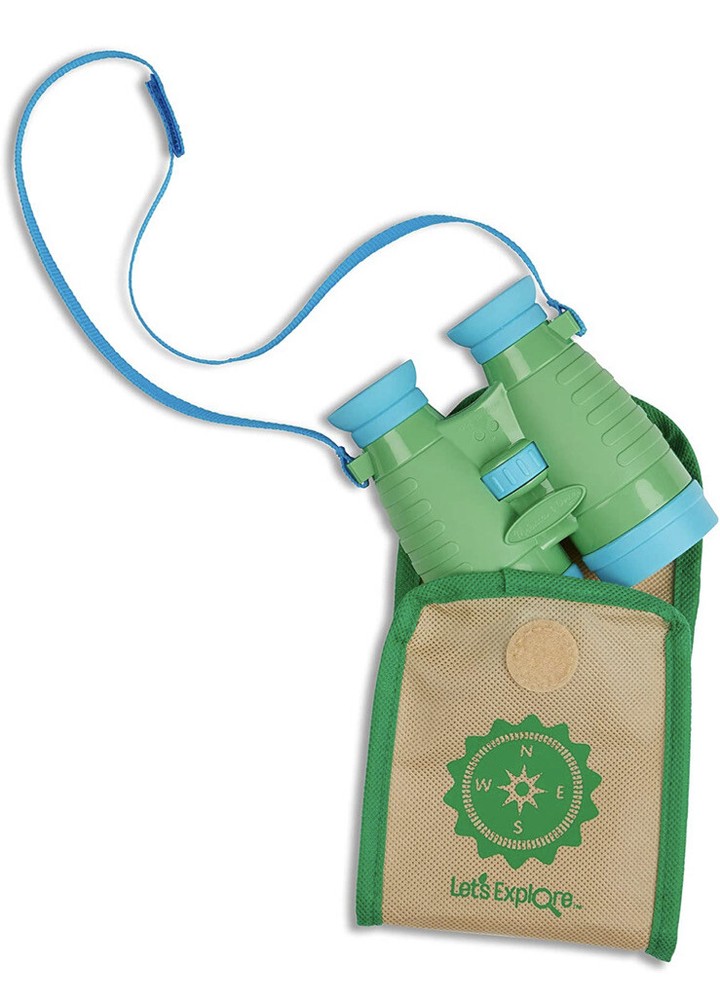 Melissa & Doug Lets Explore Binoculars & Compass Play Set New 4 pieces Game