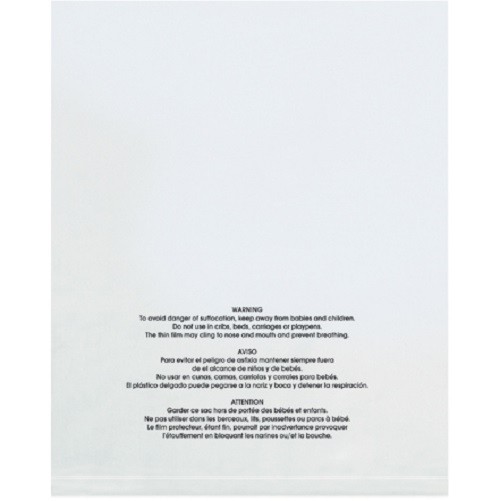 Pick Size & Quantity Resealable Suffocation Warning Poly Bags Amazon FBA