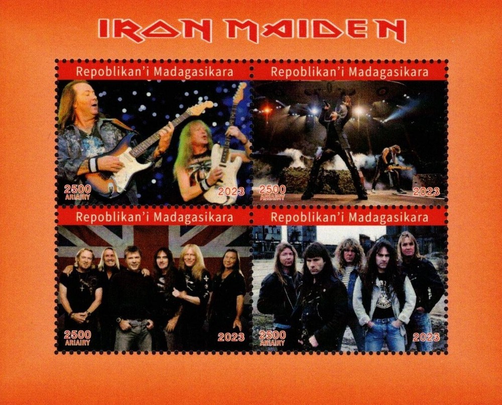 Iron Maiden 2023 MNH stamp sheetlet