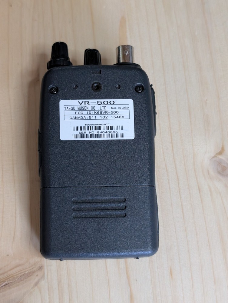 Yaesu VR-500 Communications Receiver