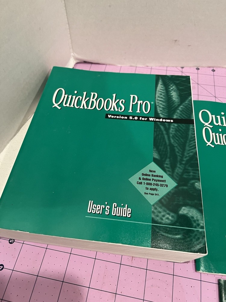 Quicken QUICKBOOKS PRO VERSION 5.0 User's Guide FOR WINDOWS 95 + CD BIG BOX