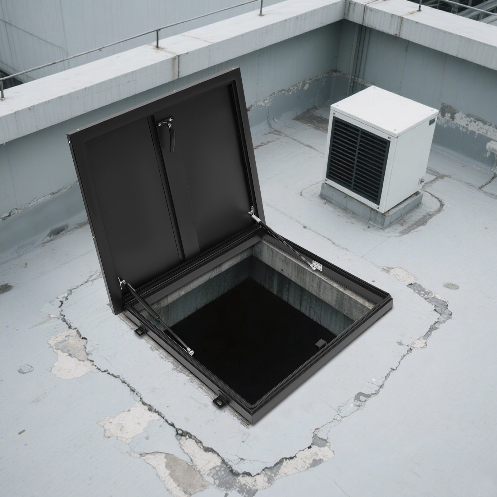 Roof Access Hatch Roof Security Door Access Door 110lbs Load-bearing Capacity