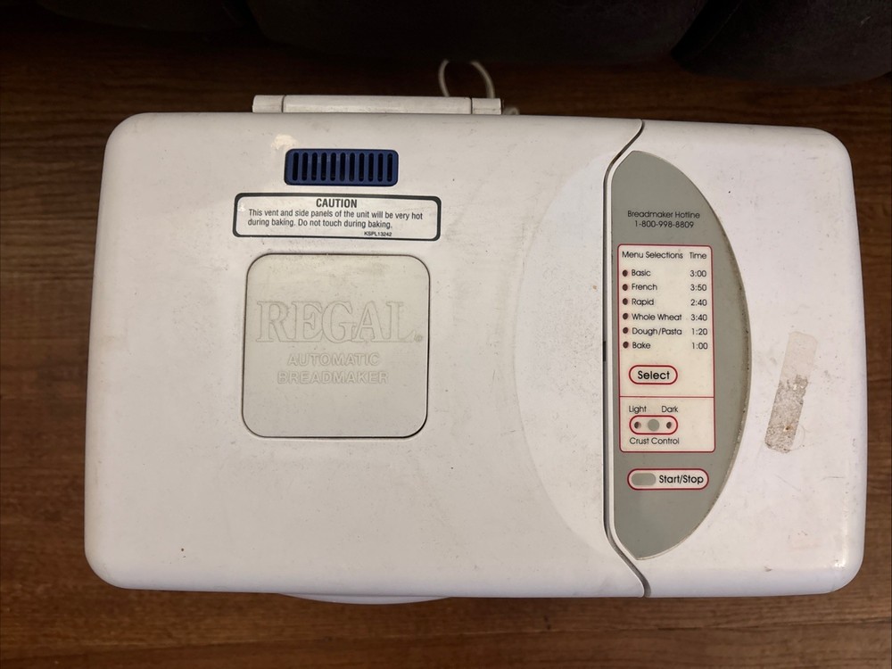 Regal K6762 Automatic Breadmaker Bread Machine