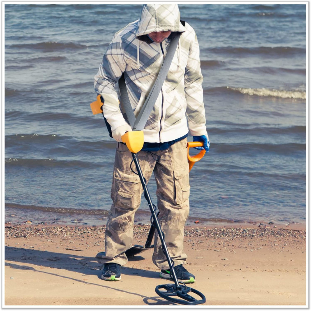 2 Pack Adjustable Metal Detector Sling - Shoulder Strap for Detecting