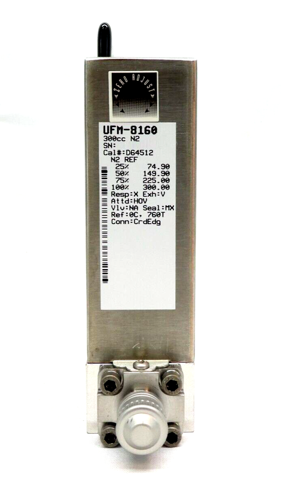 UNIT Instruments UFM-8160 Mass Flow Controller MFC 300 CC N2 OEM Refurbished