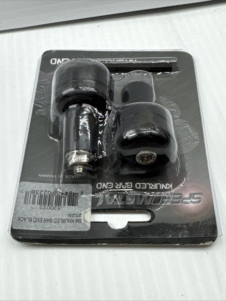 Speed Metal Knurled Bar Ends Black