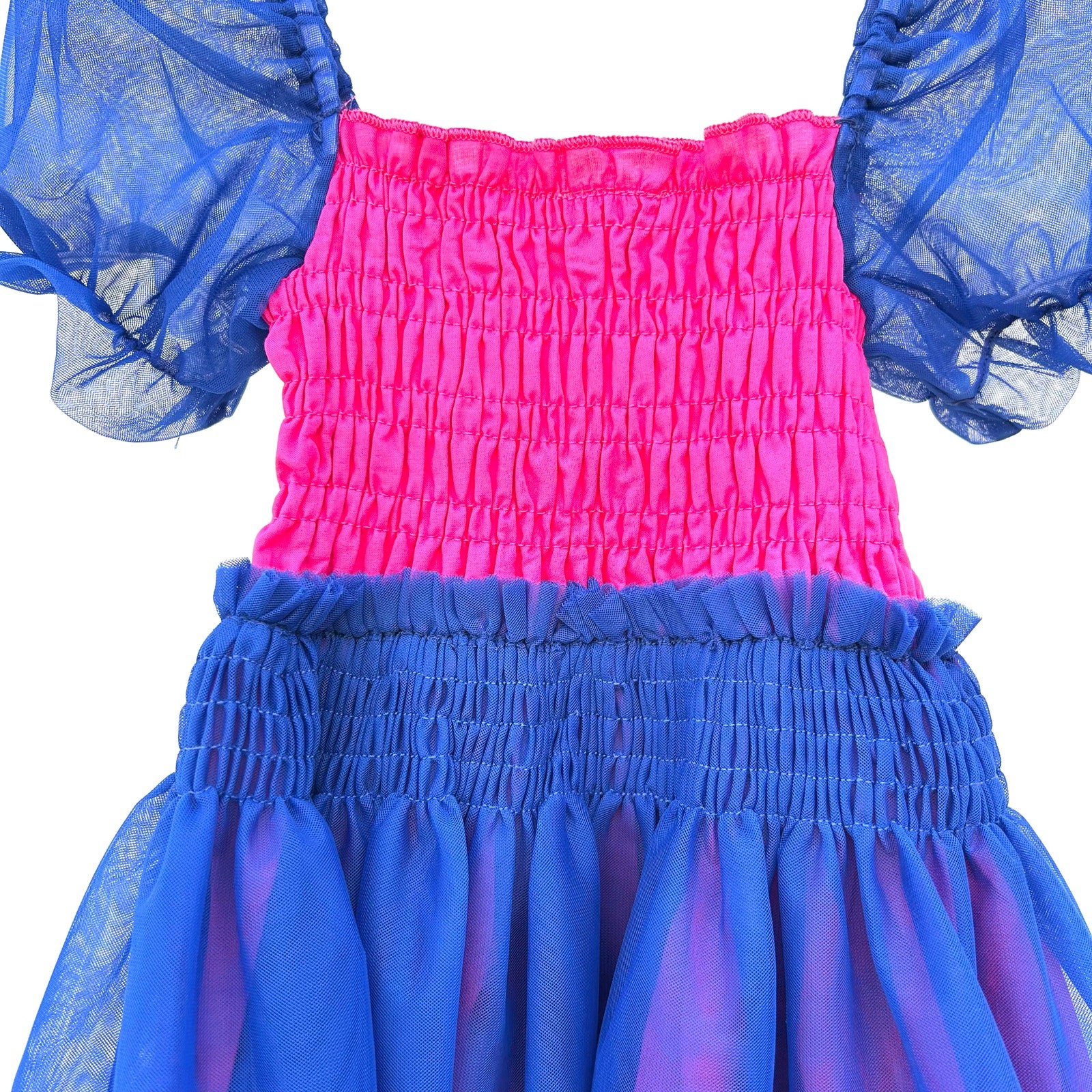 Toddler Girl’s Princess Tulle Dress Up Pink Purple Birthday Party Fancy 5T