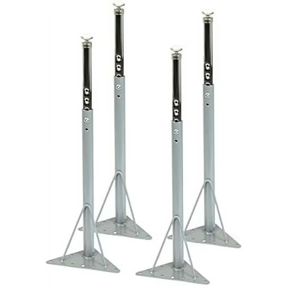 Classroom Activity Table Legs Adjustable Height - 22” To 29” TITANIUM