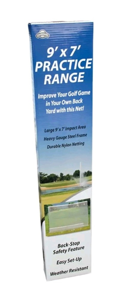 Golf Practice Net On Course 9' x 7' Range Driving Net Training Aid