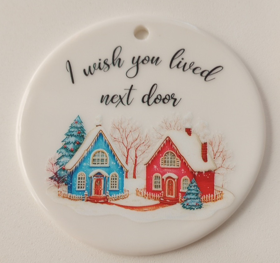 New Friends Keepsake Ornament Ceramic Gift Christmas