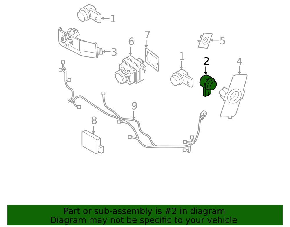 Genuine Volvo Sensor 32271066
