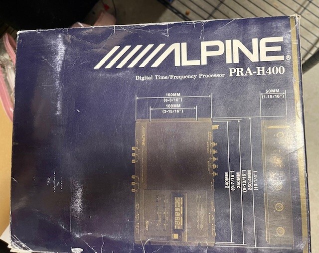 NIB Alpine PRA-H400 Digital Time Frequency Processor FREE SHIPPING