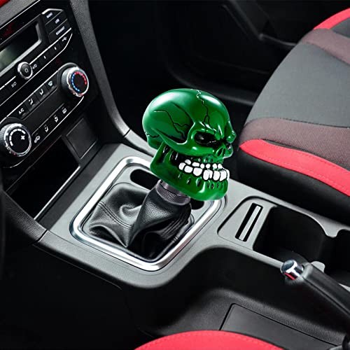 Skeleton Shifter Knobs Skull Gear Lever Handle Car Shift Head Fit Most Green