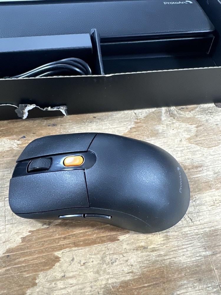 ProtoArc Wireless Keyboard and Mouse, KM60 Full-Size Bluetooth Keyboard Mouse