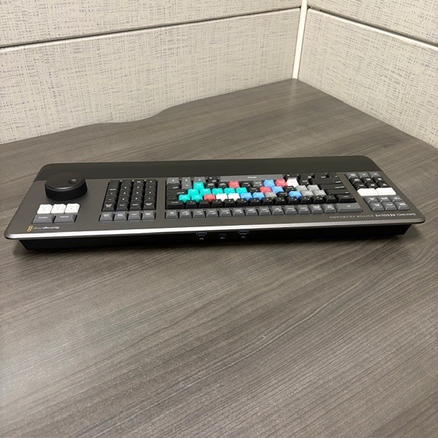 USED Blackmagic Design DaVinci Resolve Editor Keyboard w/ Resolve Software Card