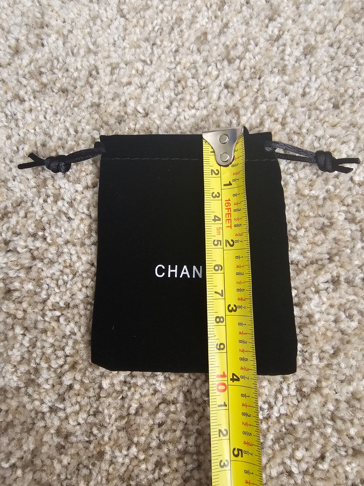 "EMPTY BOX SET" Chanel Gift Set Bag, Velvet Jewelry Pouch, Flower & Ribbon Set