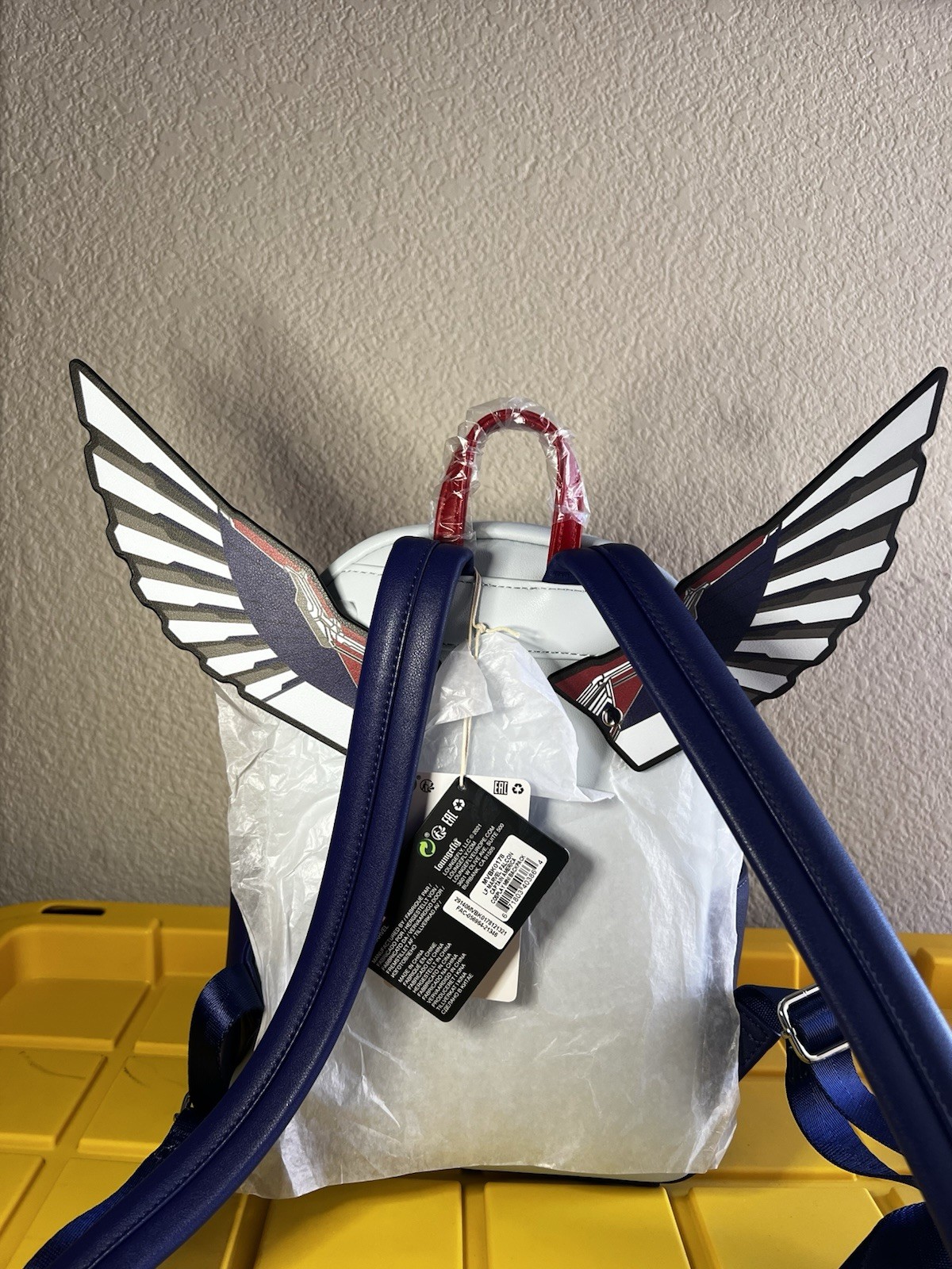 Marvel Falcon Winter Soldier Captain America Mini Backpack Loungefly NWT