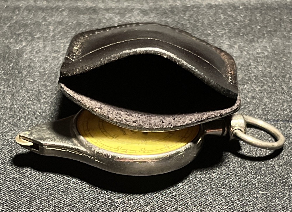 Cutiecut Germany Compass & Nautical Miles Measuring Device & Leather Case