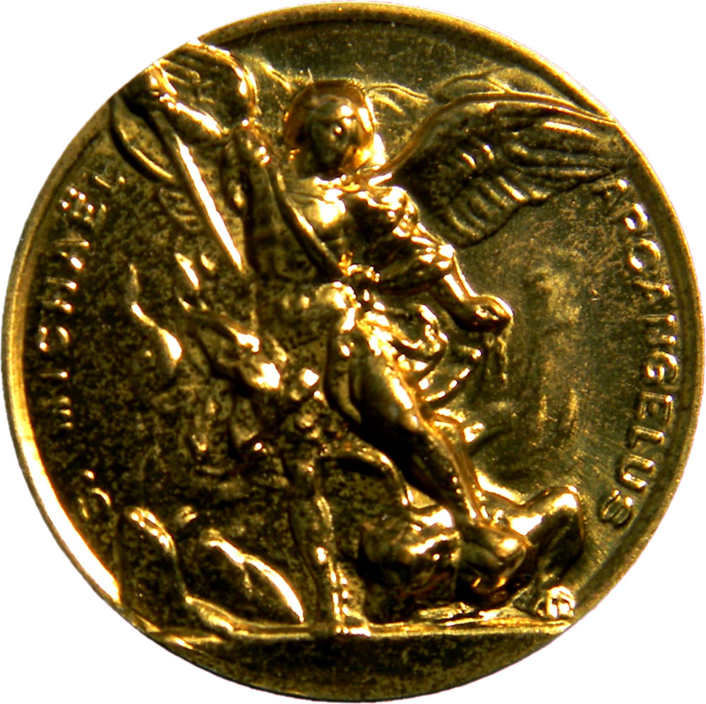 Belgium,  Saint Michael Slaying the Devil  Token   (03988)