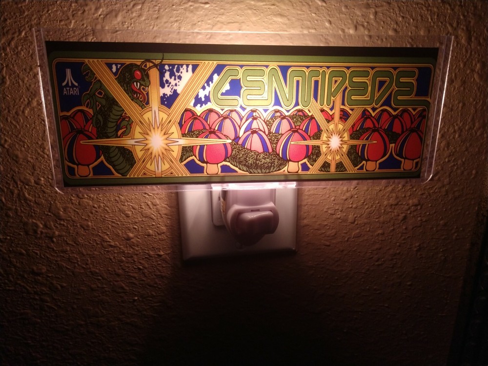 CENTIPEDE Arcade Marquee Night Light