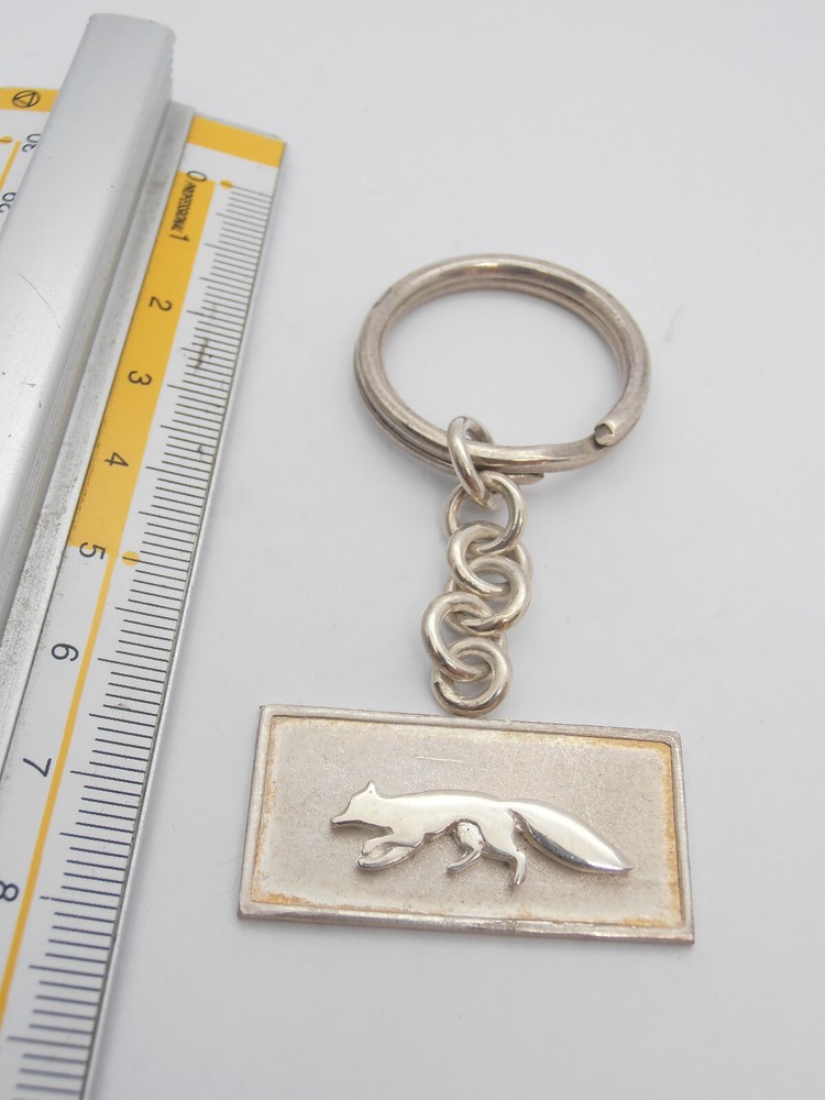 Fox: 925 Silver Keychain Symbol Cunning Cunning Intelligence
