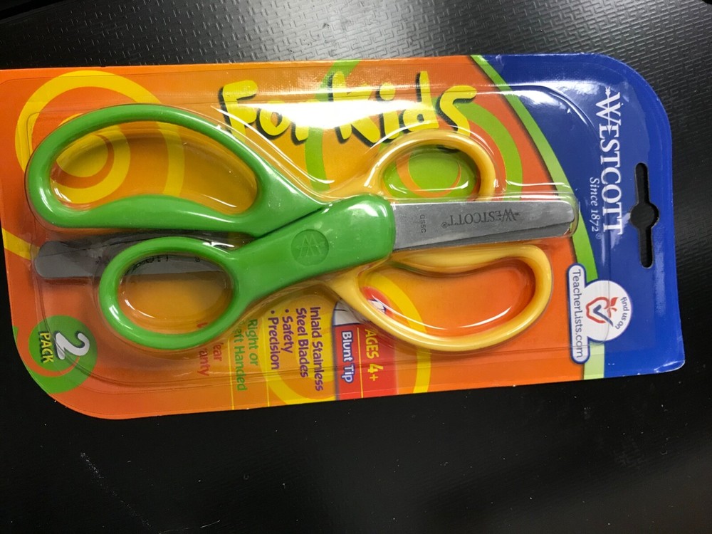 Westcott 2 Pack Scissors For Kids NEW