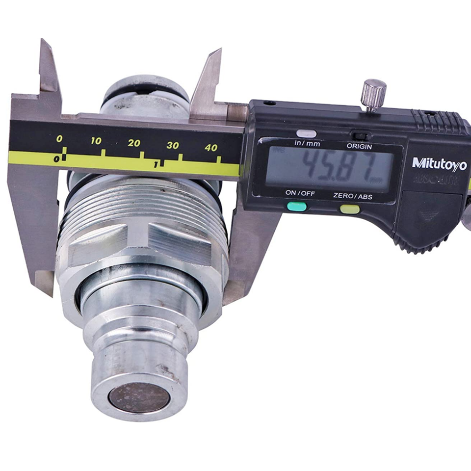 Male & Female Flat Face Coupler Kit for Bobcat 753 863 A220 A300 S205 S220 S250