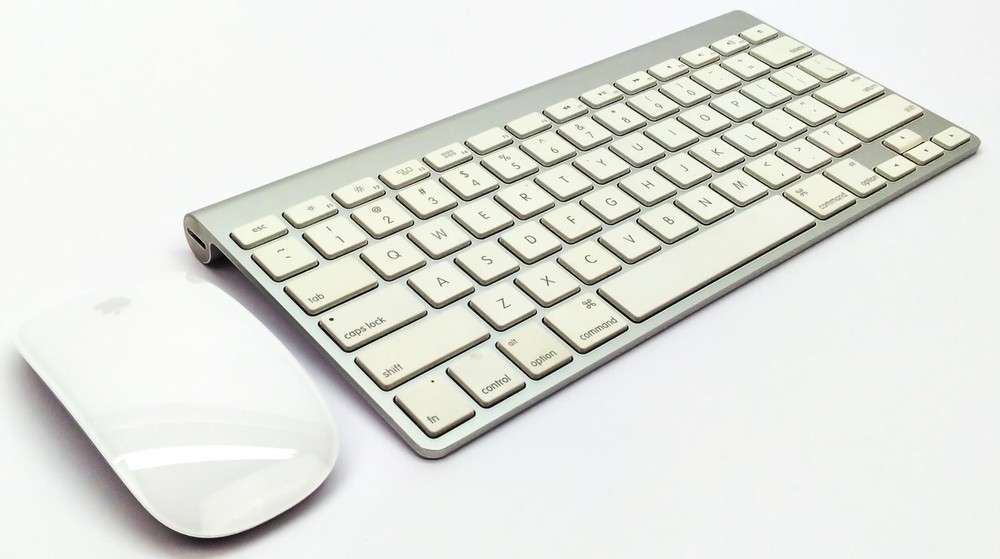 Apple Wireless Keyboard A1314 & Magic Mouse A1657 Bundle Laptop Accessories Set