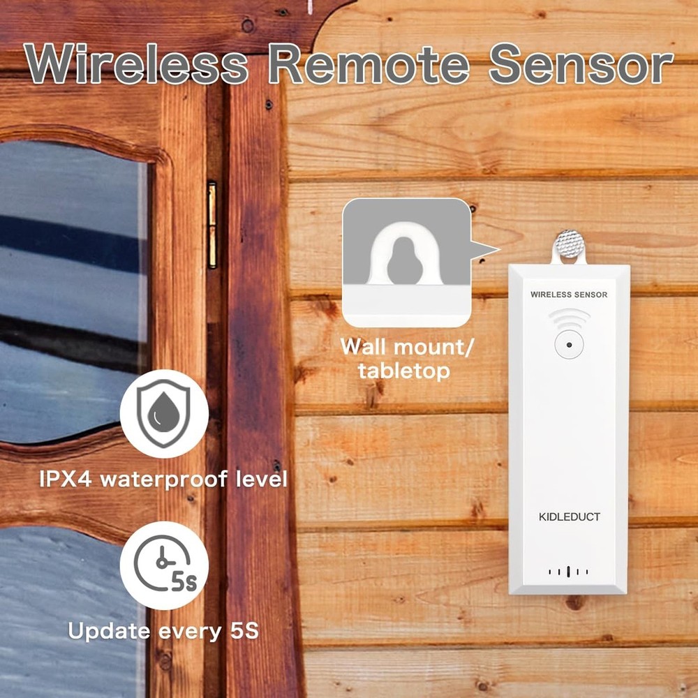 Wireless Remote Sensor Indoor Outdoor for Model WS002/WS003 1 sensor