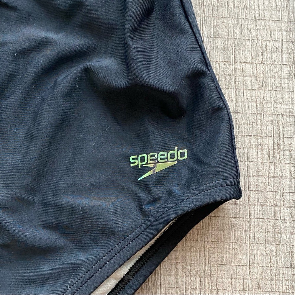 Speedo Double Crossback One-Piece Black Size 8