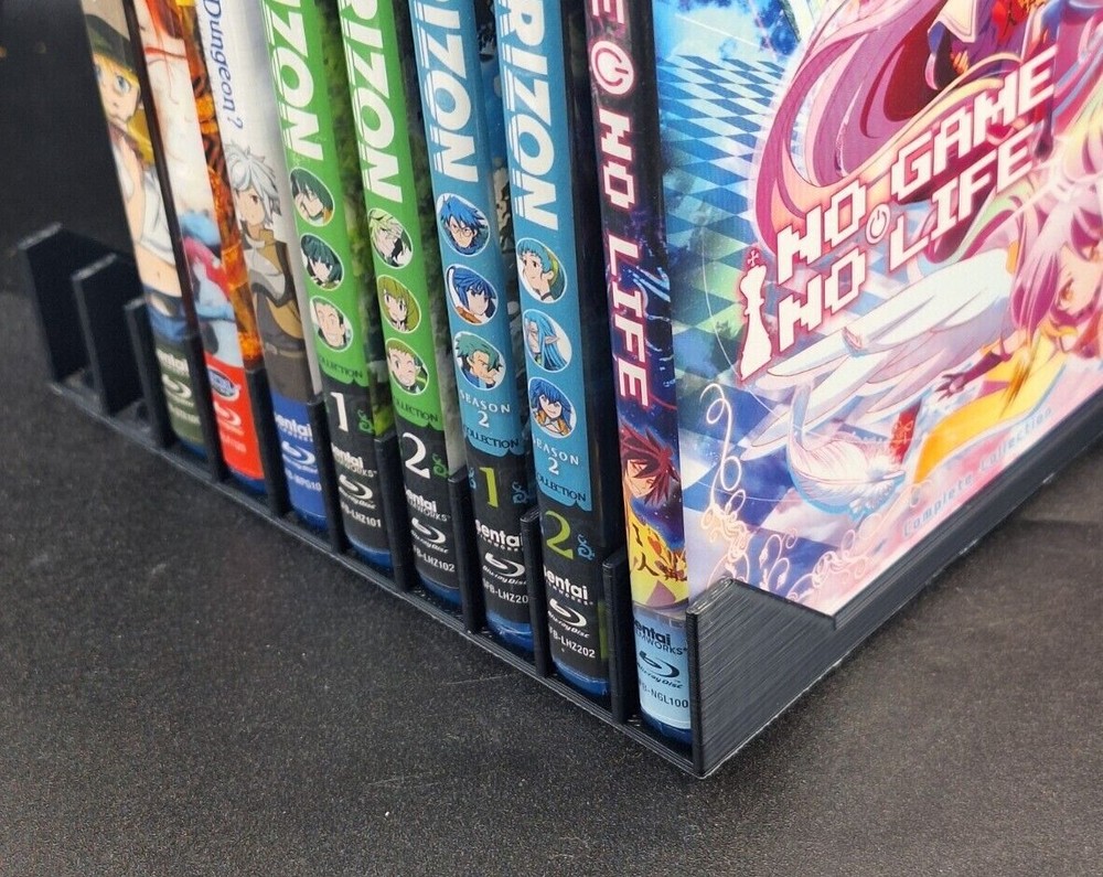 Blu-Ray Case Organizer Tray - Holds 10 Blu-Ray Cases - 3D Printed