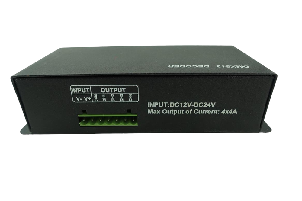 Litegear LED Lighting RGBW Controller 4x4A DMX512 Decoder 4 Channel DMX in Box