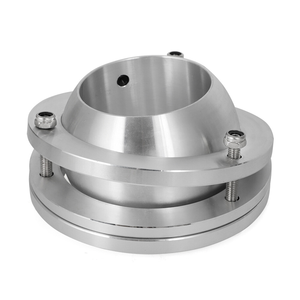 Universal 2" Swivel Base Floor Mount & 2 1/2" Steering Column Drop Kit Aluminum