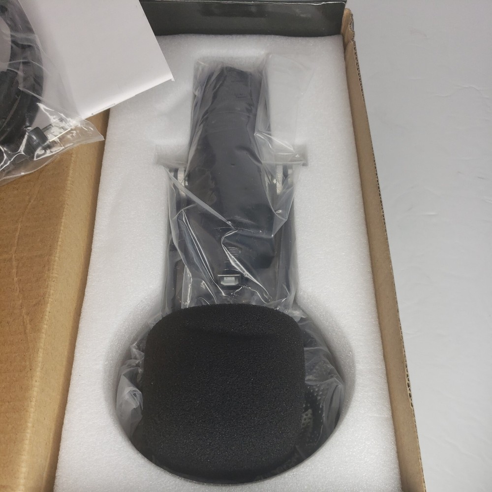 Mercase USB Condenser Microphone for PC/Micro/Mac/iOS/Android with Noise Cancel