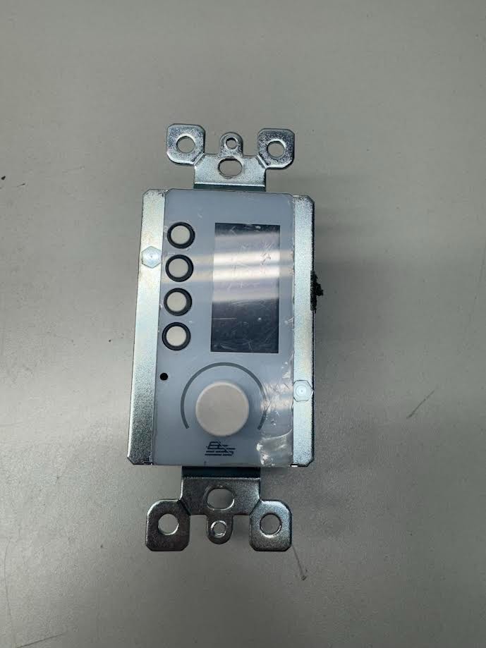 BSS Audio EC-4BV Ethernet Controller with Four Buttons & Volume Wall Plate