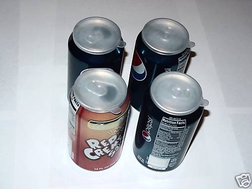SODA SAVER CAN COVERS PLASTIC LIDS FOR SODA POP CANS