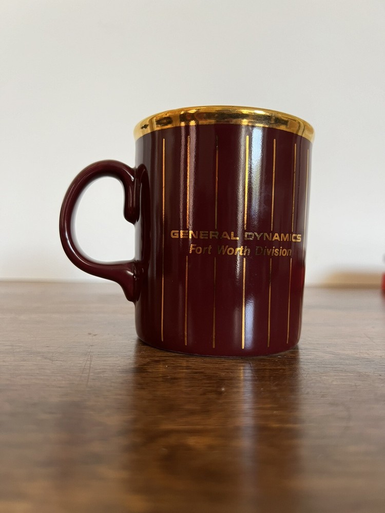 General Dynamics Vintage Coffee Cup Made in England