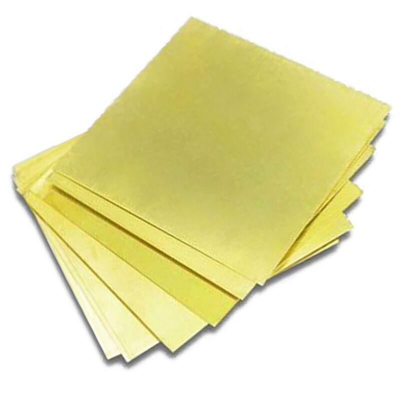 Brass Sheet Plate Panel Metal 0.1-8mm Thick - Multi sizes available