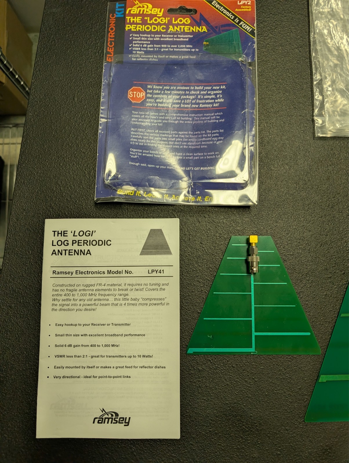 TSCM 2 Ramsey Electronics Log Periodic Antennas