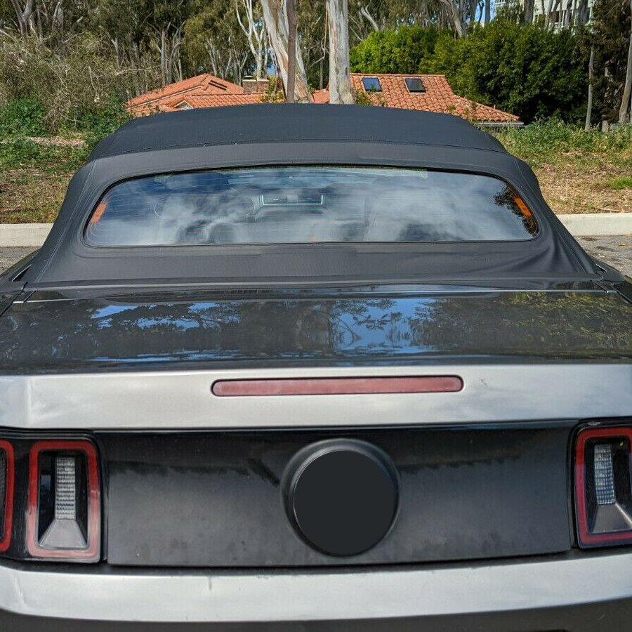 For 2005-2014 Ford Mustang Convertible Top Soft & Heated Glass Window Sailcloth