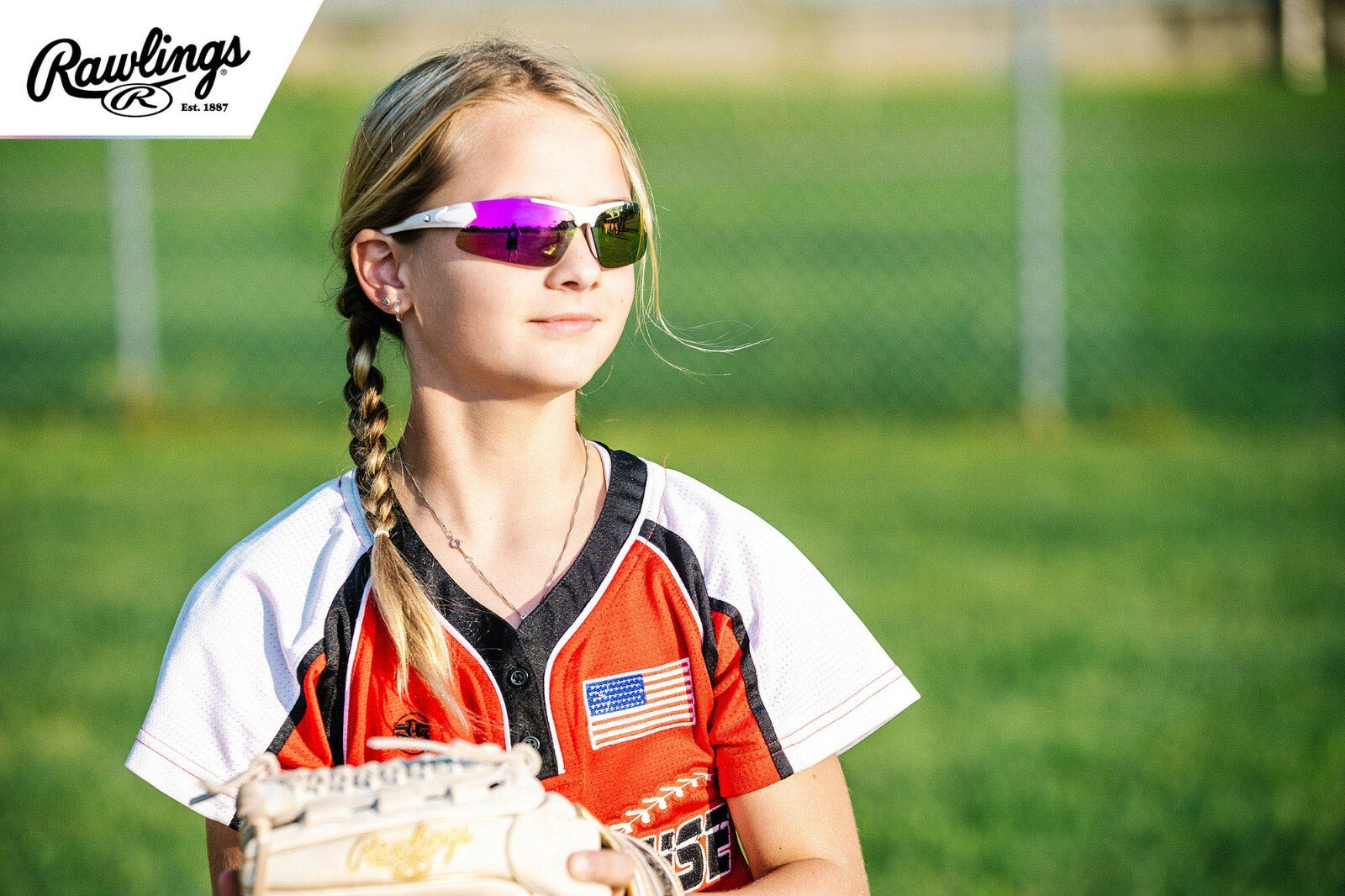 RAWLINGS Youth Sports Baseball Sunglasses Durable 100% UV Poly, Shielded Lens