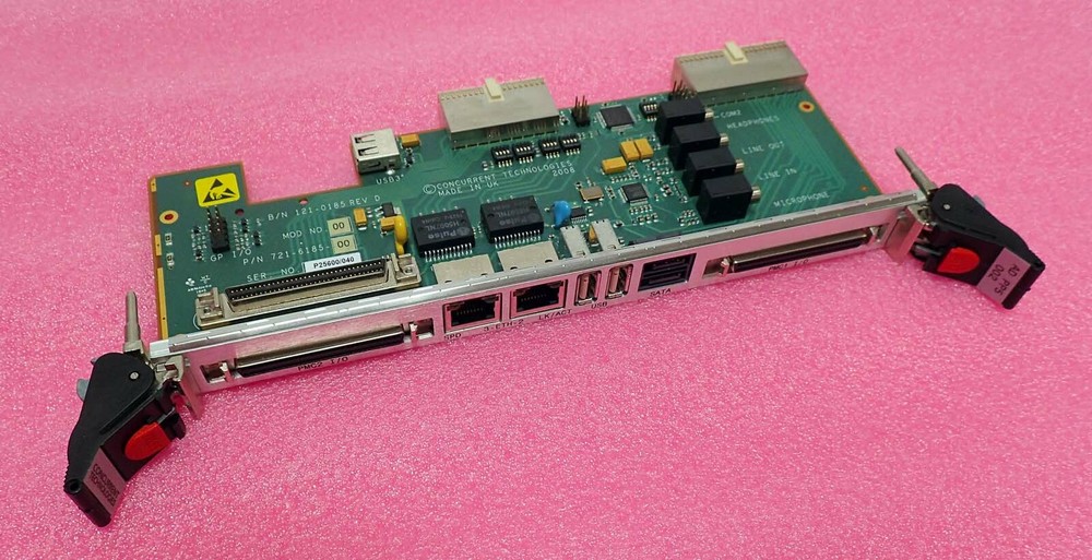 CONCURRENT TECHNOLOGIES AD PP5-002 P/N:721-6185-00 REAR TRANSITION MODULE