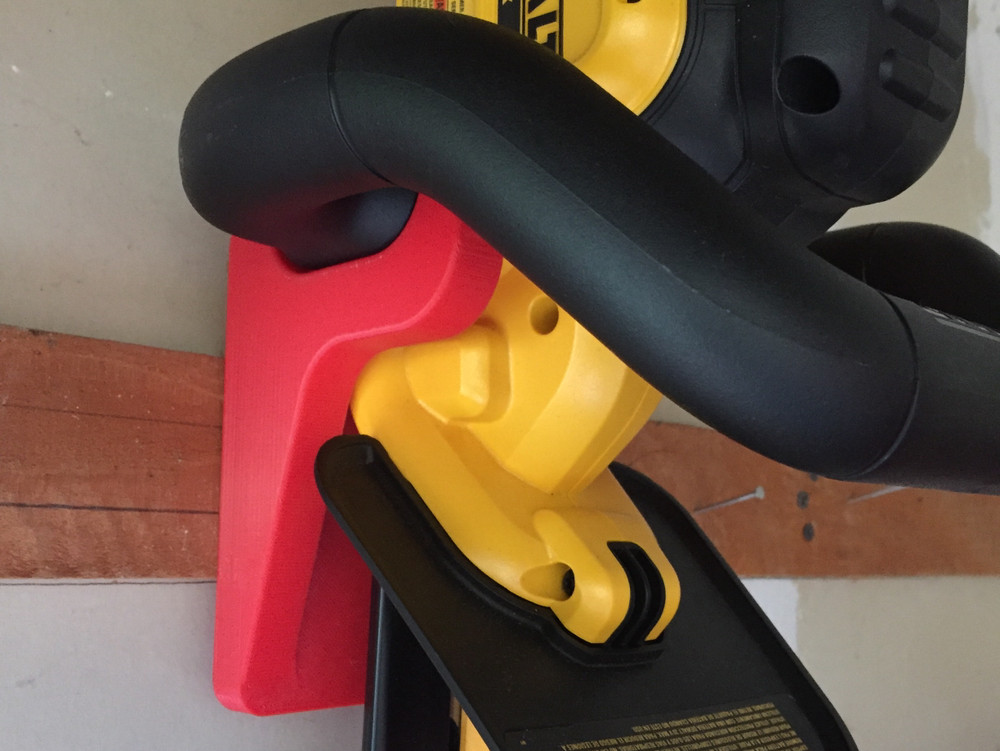 (Black) Wall Mount for Dewalt Hedge Trimmer